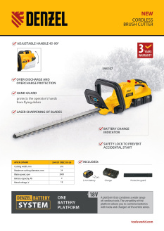 New Denzel. Brush cutter 594107.